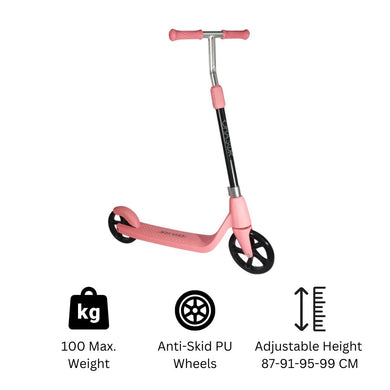 Chaser T1 Manual Kick Scooter for Kids, Teens to Adult Scooter -Pink