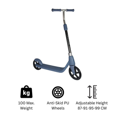 Chaser T1 Manual Kick Scooter for Kids, Teens to Adult Scooter -Blue