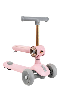 Chaser Icon Scooter for Girls 3 Wheels w/ Seat Kids Scooter (EJK-27) -Pink