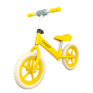 Chaser Racer Balance Bike 12" Straight and Curve Frame Balance Bike (EJK-07) in Yellow (S)