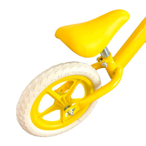 Chaser Racer Balance Bike 12" Straight and Curve Frame Balance Bike (EJK-07) in Yellow (S)