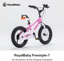Load image into Gallery viewer, RoyalBaby Freestyle 7.0 Kids Bike 12&quot; for 2-5 Years Old (12B-GP) in Pink
