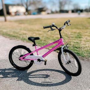 RoyalBaby Freestyle 7.0 Kids Bike 12" for 2-5 Years Old (12B-GP) in Pink