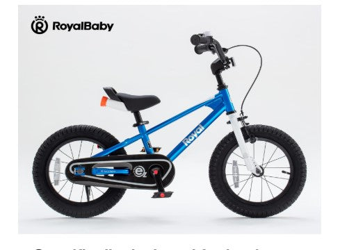 RoyalBaby EZ Freestyle 2 in 1 Balance Bike and Kids Pedal Bike 16'' (16-30)-Dark Blue