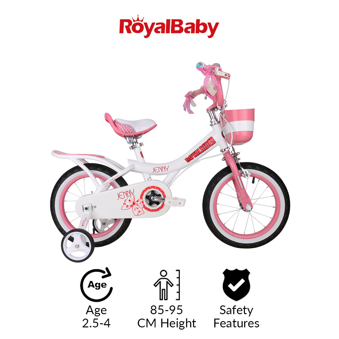 RoyalBaby Girls Kids Bike 12 White for 2 5 Years Old Jenny Girls Bike RoyalBaby Philippines